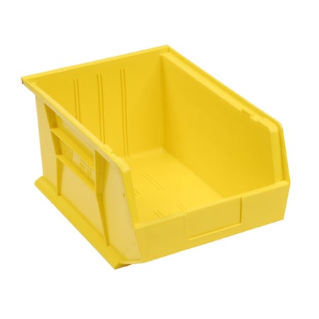 Quantum Storage Systems Storage Bin, Plastic, Yellow, 8 in H, 11 in W QUS255YL